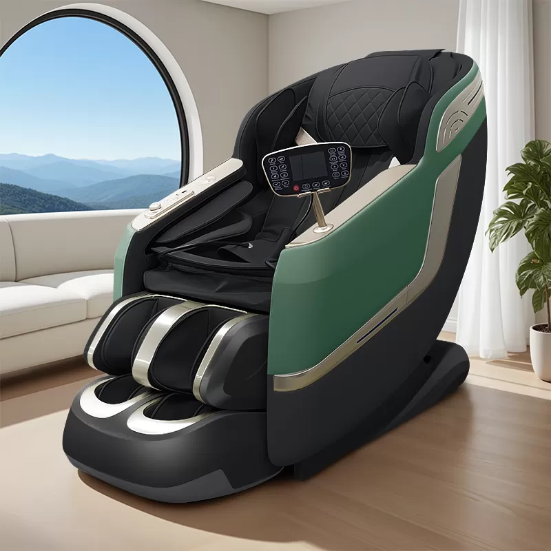 Most Popular Luxury Electric SL Track Zero Gravity Smart Massage Chair thumbnail 5